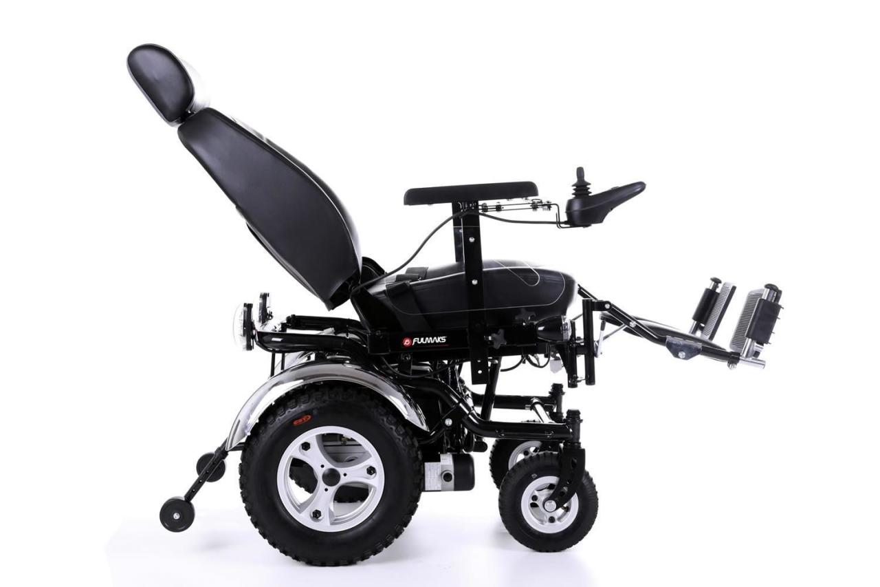 Arazi Akülü Tekerlekli Sandalye - Fulmaks 7896