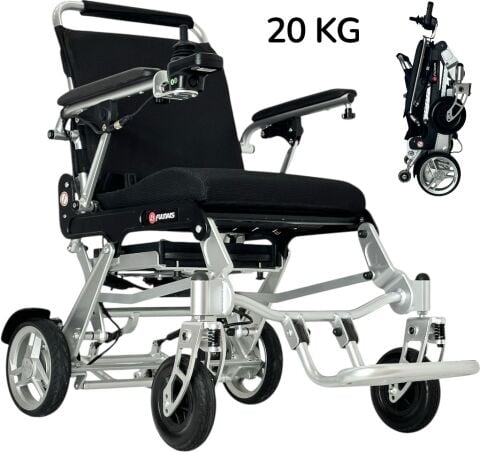Hafif Katlanır Seyahat İçin Akülü Sandalye Fulmaks - 8000